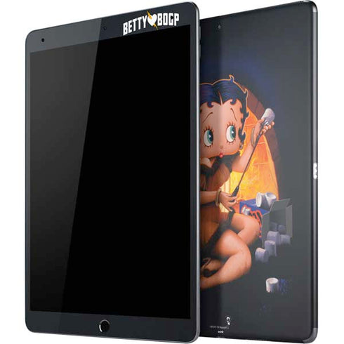 Betty Boop Roasting Marshmallows iPad Skins