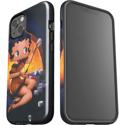 Betty Boop Roasting Marshmallows iPhone 15 Impact Case