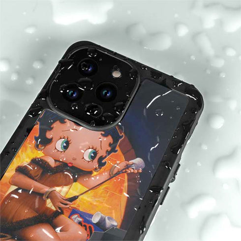 Betty Boop Roasting Marshmallows iPhone 15 Pro Waterproof Case