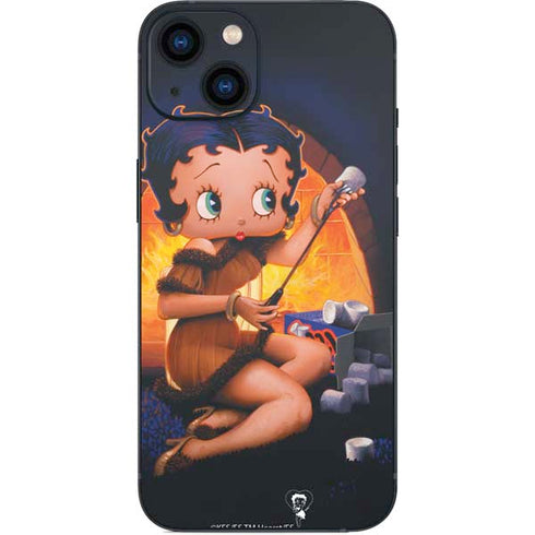 Betty Boop Roasting Marshmallows iPhone 15 Skin