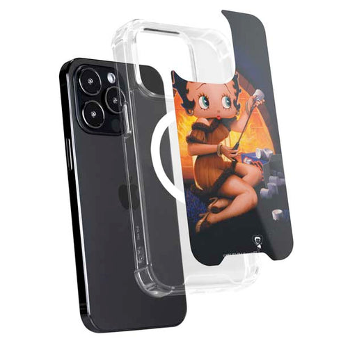 Betty Boop Roasting Marshmallows iPhone 16 Pro MagSafe Case