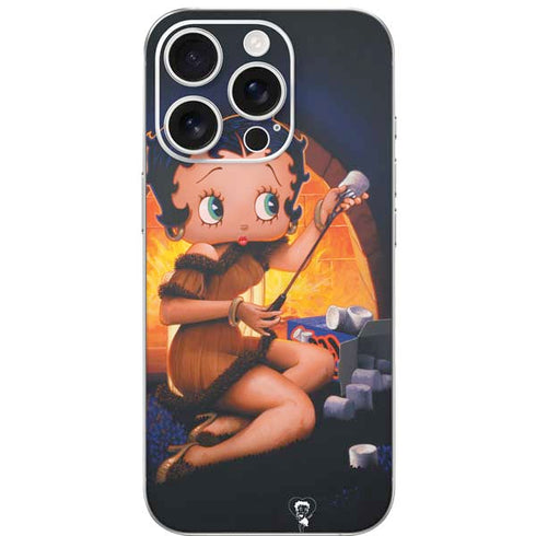 Betty Boop Roasting Marshmallows iPhone 16 Pro Skin