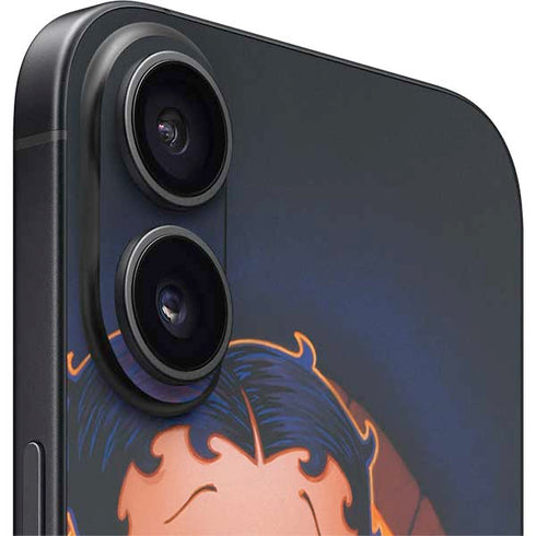 Betty Boop Roasting Marshmallows iPhone 16 Skin