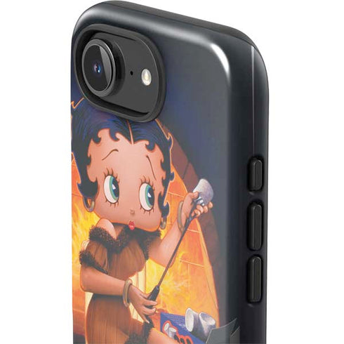 Betty Boop Roasting Marshmallows iPhone 16e Impact Case