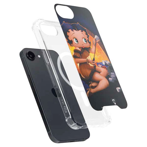 Betty Boop Roasting Marshmallows iPhone 16e MagSafe Case