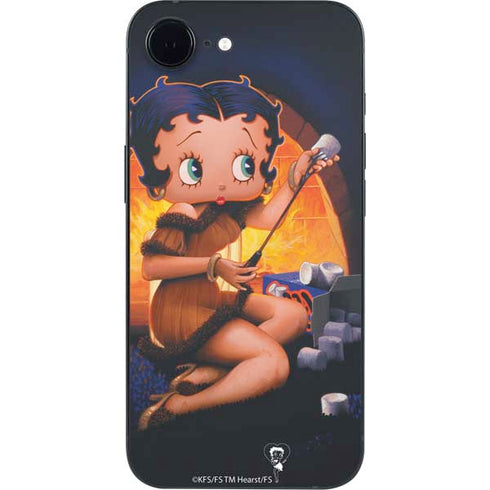 Betty Boop Roasting Marshmallows iPhone 16e Skin