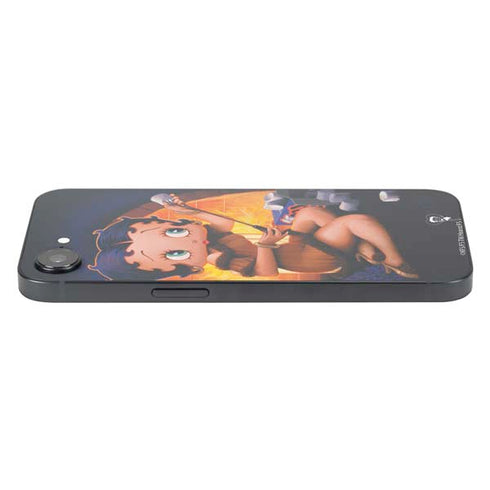 Betty Boop Roasting Marshmallows iPhone 16e Skin
