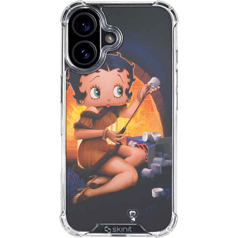 Betty Boop Roasting Marshmallows iPhone 17 Clear Case
