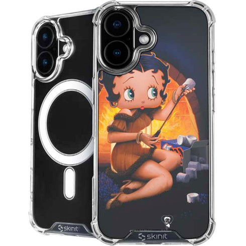 Betty Boop Roasting Marshmallows iPhone 17 MagSafe Case