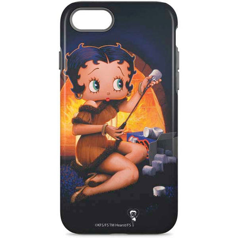Betty Boop Roasting Marshmallows iPhone Cases
