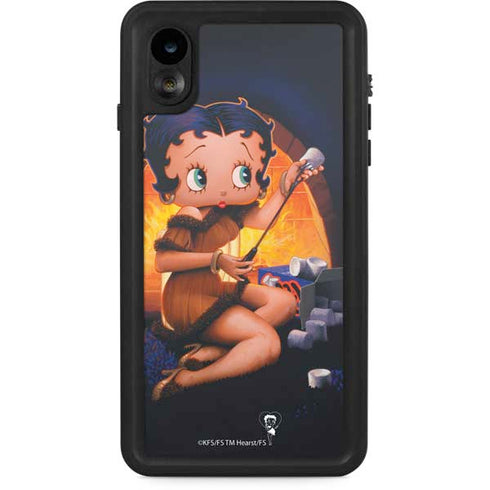 Betty Boop Roasting Marshmallows iPhone Cases