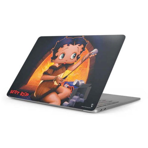 Betty Boop Roasting Marshmallows Apple MacBook Pro 16-inch Skin