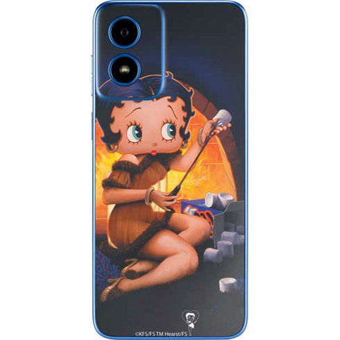 Betty Boop Roasting Marshmallows Moto G Play 4G (2024) Skin