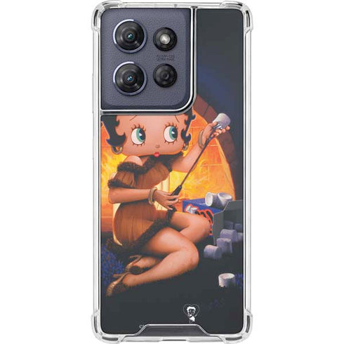 Betty Boop Roasting Marshmallows Moto G Play 5G (2025) Clear Case
