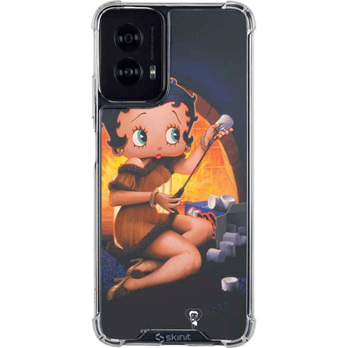 Betty Boop Roasting Marshmallows Moto G Power 5G (2024) Clear Case