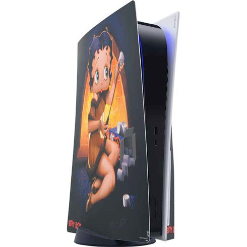 Betty Boop Roasting Marshmallows PlayStation PS5 Skins
