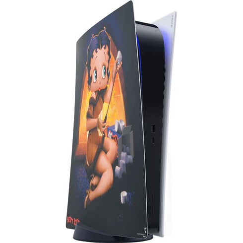 Betty Boop Roasting Marshmallows PlayStation PS5 Skins