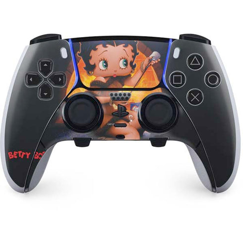 Betty Boop Roasting Marshmallows PlayStation PS5 Skins