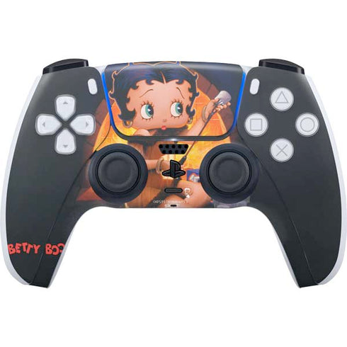 Betty Boop Roasting Marshmallows PlayStation PS5 Skins