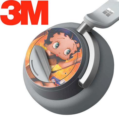 Betty Boop Roasting Marshmallows Surface Headphones Skin