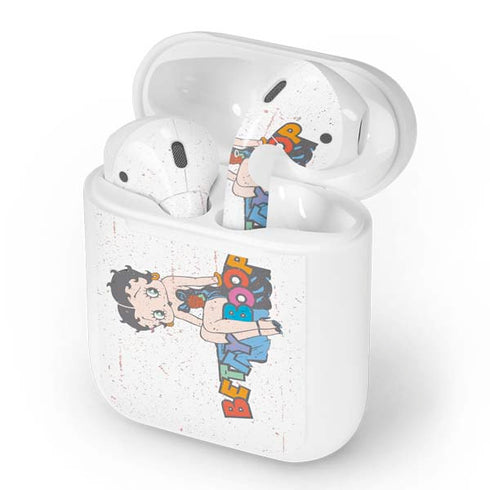Betty Boop Splatter Apple AirPods Skin