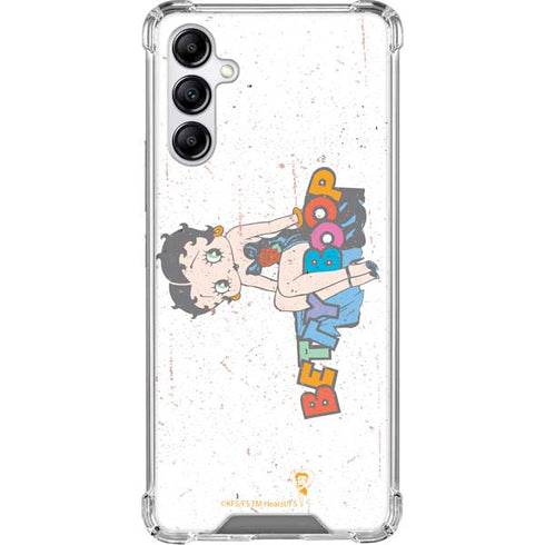 Betty Boop Splatter Gabb Phone 4 Clear Case