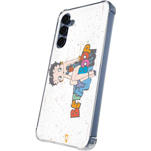 Betty Boop Splatter Galaxy A55 5G Clear Case