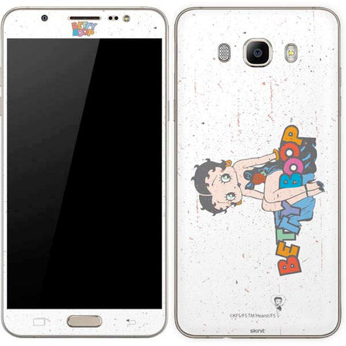 Betty Boop Splatter Galaxy J7 Skin