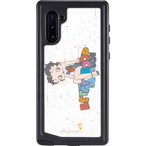 Betty Boop Splatter Galaxy Cases