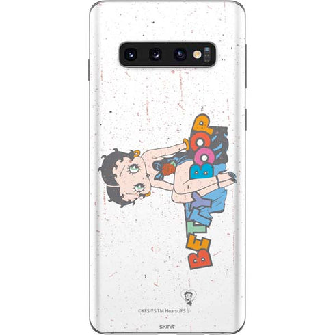 Betty Boop Splatter Galaxy S10 Skin