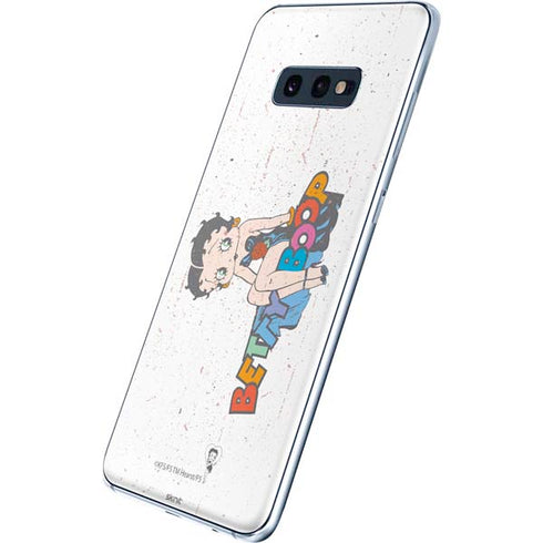 Betty Boop Splatter Galaxy S10e Skin