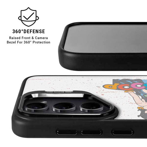 Betty Boop Splatter Galaxy S25 Kickstand Case