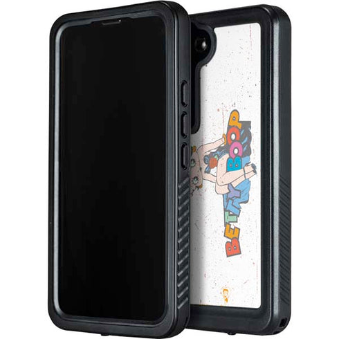 Betty Boop Splatter Galaxy S24 Plus Waterproof Case
