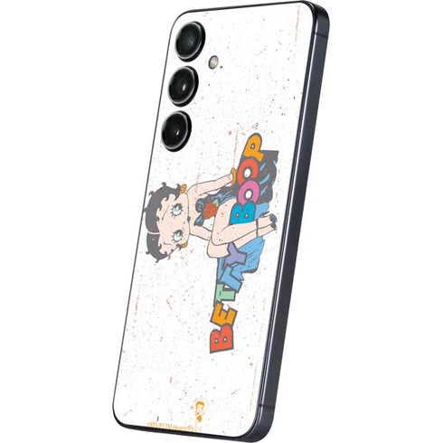 Betty Boop Splatter Galaxy S25 Skin