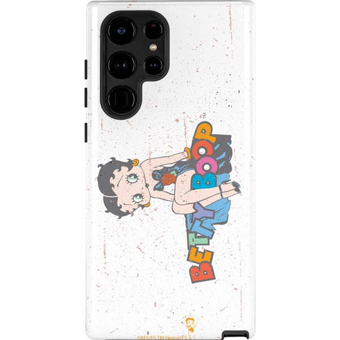 Betty Boop Splatter Galaxy Cases