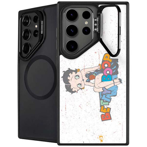 Betty Boop Splatter Galaxy S25 Ultra Kickstand Case