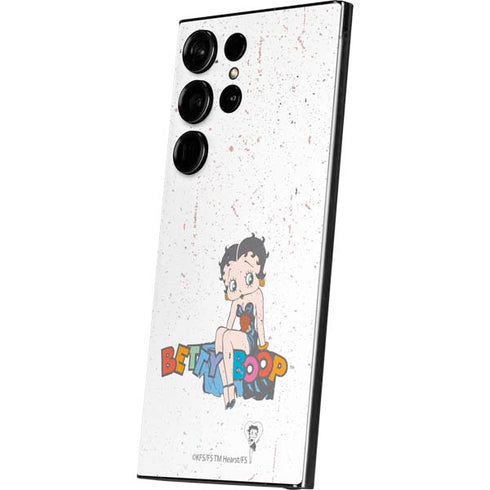 Betty Boop Splatter Galaxy S25 Ultra Skin