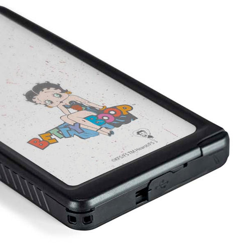 Betty Boop Splatter Galaxy S24 Ultra Waterproof Case