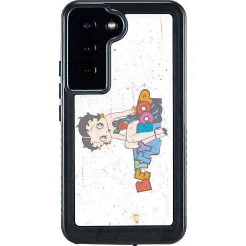 Betty Boop Splatter Galaxy S24 Waterproof Case