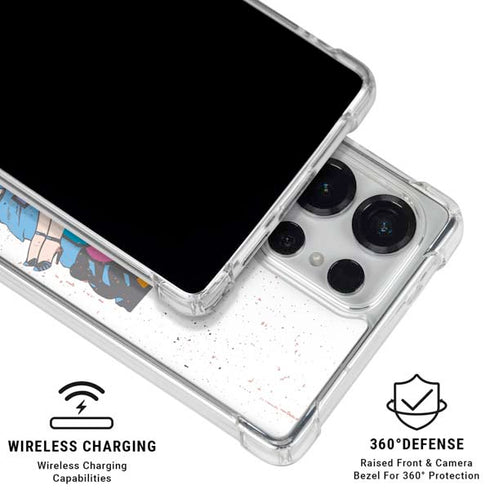 Betty Boop Splatter Galaxy S25 Ultra Clear Case