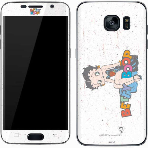 Betty Boop Splatter Galaxy S7 Skin