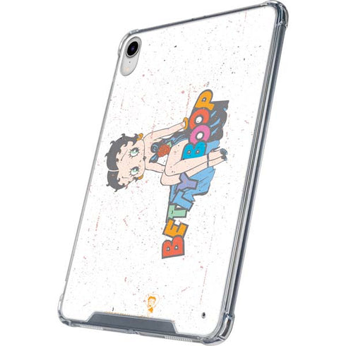 Betty Boop Splatter iPad 11th Gen (2025) Clear Case