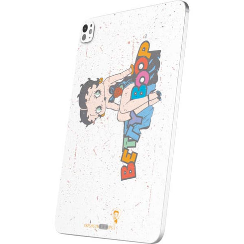 Betty Boop Splatter iPad Pro 13in M4 (2024) Skin