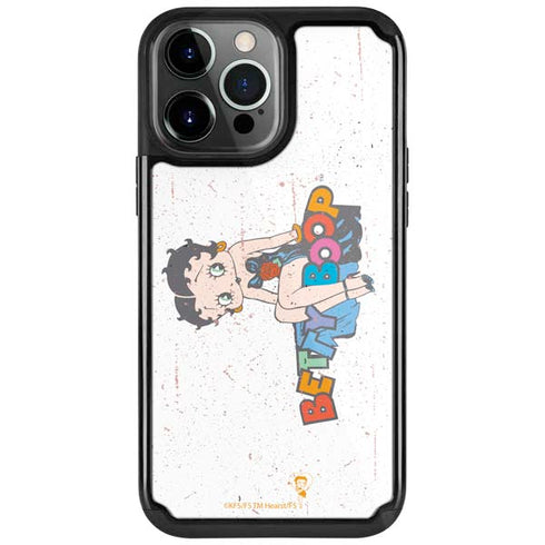 Betty Boop Splatter iPhone Cases