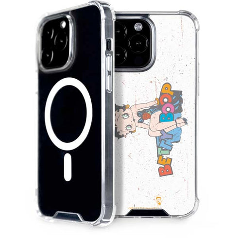 Betty Boop Splatter iPhone Cases