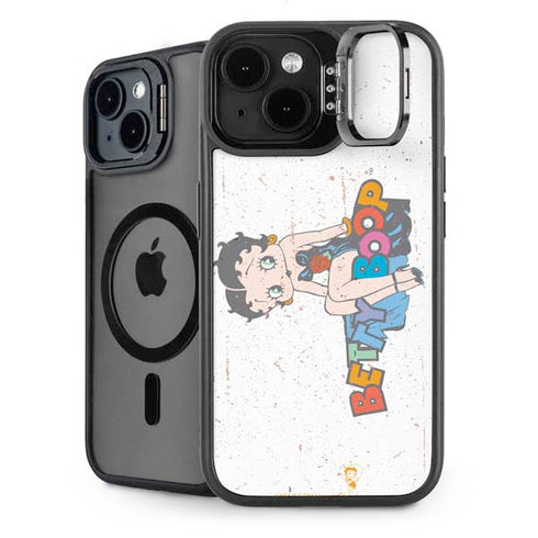 Betty Boop Splatter iPhone 14 Plus Kickstand Case