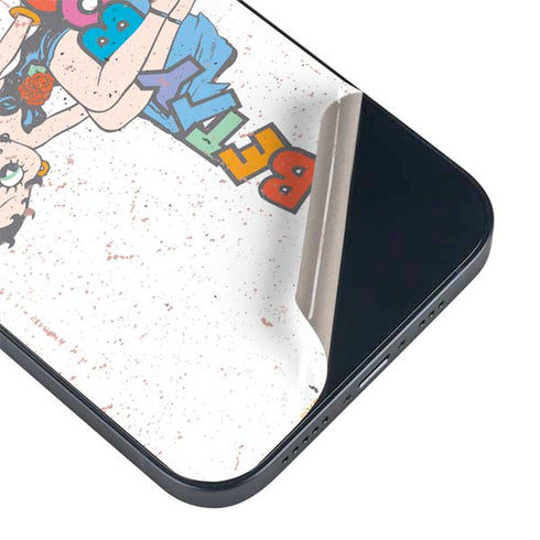Betty Boop Splatter iPhone Skins