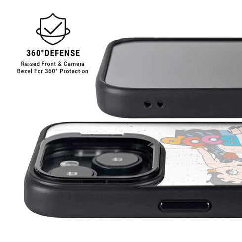 Betty Boop Splatter iPhone 15 Plus Kickstand Case