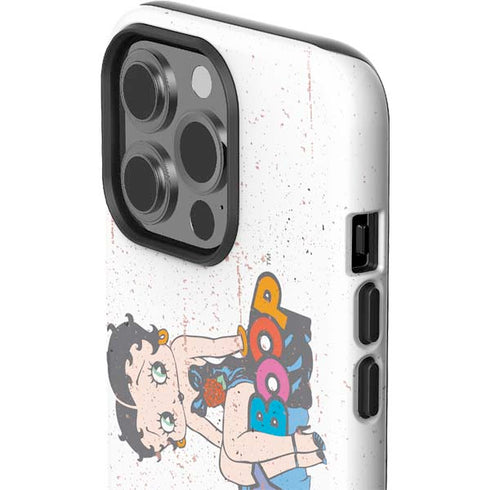 Betty Boop Splatter iPhone 15 Pro Impact Case