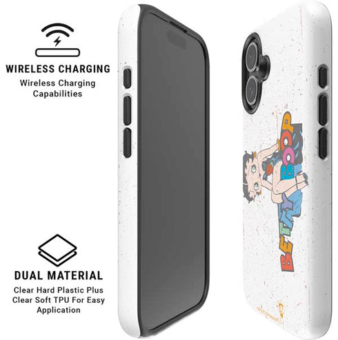 Betty Boop Splatter iPhone 16 Magsafe Impact Case
